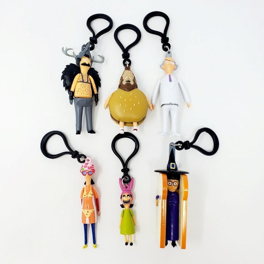 Bob’s Burgers Chibi In Motion : Series 4 – Complete Set of 6 Danglers
