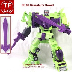Upgrade Kit: Transformers Studio Series SS 86 Devastator Sword + Drill Hands