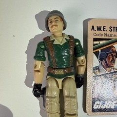 GI Joe 1985 Crankcase v1 100% Complete Vintage ARAH Action Figure With File Card