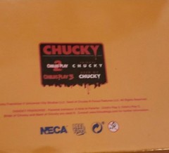 NECA CHUCKY BLIND BOX SERIES 1 RETAIL CASE OF 6 SEALED, PLUS 3 EXTRA FIGURES