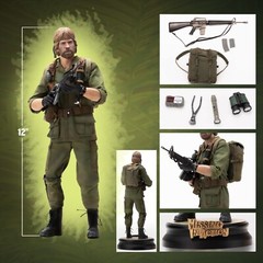 Missing In Action Chuck Norris Colonel Braddock 1:6 Deluxe Infinite Statue