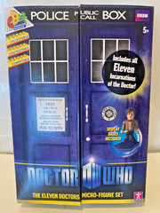 Doctor Who The Eleven Doctors Micro-Figure Set Character Building Sealed New