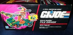 NEW FACTORY SEALED BOX G IJOE NINJA RAIDER PILE DRIVER WITH T’Gin-zu MISB L@@K