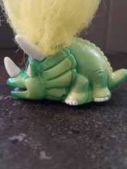 Lot Of 2-Land Of The Trolls-Troll O Saurus+Green Dinosaur