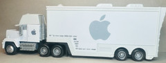 Disney Pixar Cars Apple Mac iCar Hauler Semi Piston Cup Diecast Deluxe 1:55 FC
