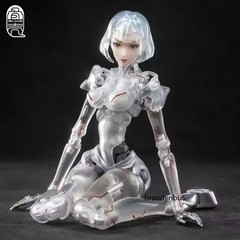 AI Agent Female C1 Transparent Version 1/12 Figure Articulated Collectible Model