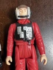 VINTAGE KENNER STAR WARS 1983 ROTJ AT-ST DRIVER AND B-WING PILOT FIGURE LOT