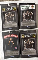 Cobra Kai 2021 Diamond Select Lot Of 4 Johnny Lawrence Daniel Larusso Kreese 7”