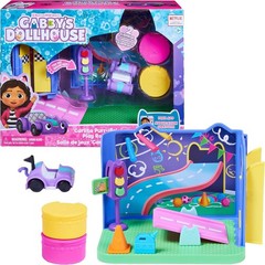 Gabby’s Dollhouse, Carlita Purr-ific Play Room with Carlita Toy Car, Accessories