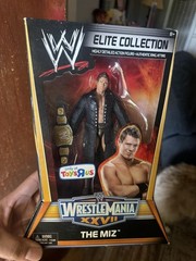 Mattel WWE Elite The Miz WrestleMania XXVII Figure w/ Title Belt