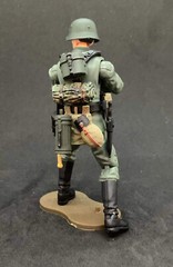 WWII – GERMAN ARMY MP44 GUNNER w/ Gear Marauder 1:18 Scale 4″ GI Joe Type Figure