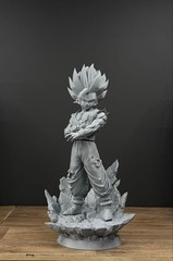 Gohan Son, Dragon Ball, Size Adjustable, Unpainted Unassembled, Figure, FDM,