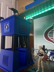 Cobra 3.75 Scale Guard Tower Checkpoint Display for GI Joe Action Figure