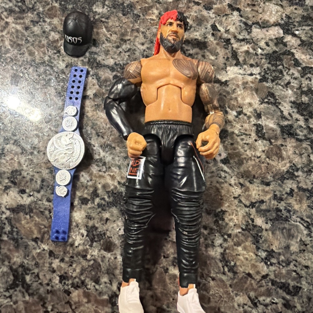 WWE Jey Uso Mattel Elite Action Figure Wrestling Bloodline USOS
