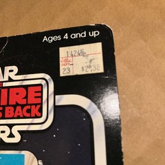 Vintage Star Wars FX-7 Medical Droid Figure 41A Card Back Kenner 1980 ESB