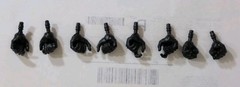 Valaverse Action Force 4 Sets of Black Gloved Hands 6″ Figures “I SHIP DAILY”