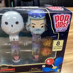 Harry Potter Wizarding World Pop Ups Lollipop Set Voldemort, Hedwig, Dumble East