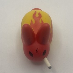 Kidrobot Frank Kozik Smorkin’ Labbit Series 3 Flame Devil 45mm Mini Figure
