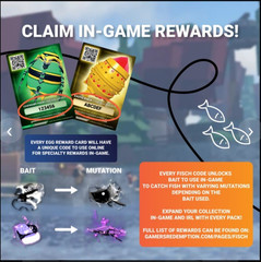 Legendary Fisch DLC Code Roblox Fisch Trading Card Digital Redemption Sent Msg