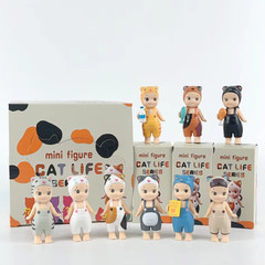 1PC-Random Sonny Angel Cats Life Action Figures Toy Ornament Doll Cat Blind Box