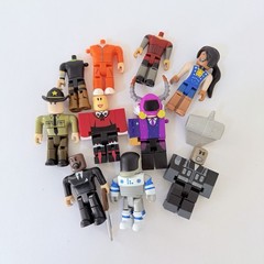 R0BL0X Toys Action Figures Lot Of 10 Figures Police Astronaut Superhero