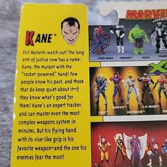 Toy Biz Marvel X-Force Factory Error Cable Figure on Kane Card Sealed Rare
