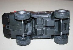 GI JOE 1984 Cobra Stinger jeep with driver and blueprints