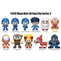 Megaman Figural Keyring Blind Bag Mystery Pack Capcom Anime Video Game 1 Random