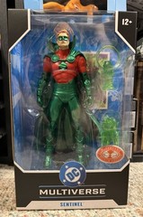 MCFARLANE DC MULTIVERSE PLATINUM EDITION GREEN LANTERN SENTINEL!