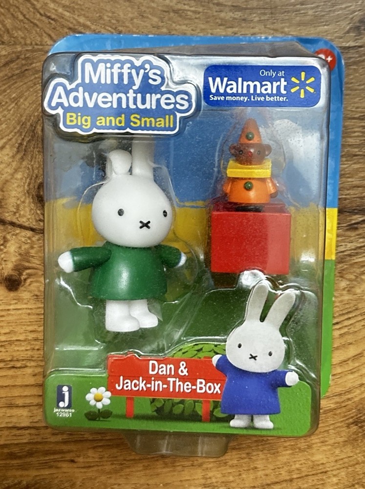 Jazwares Miffy’s Adventures Walmart Exclusive Vinyl Figure Dan & Jack In The Box