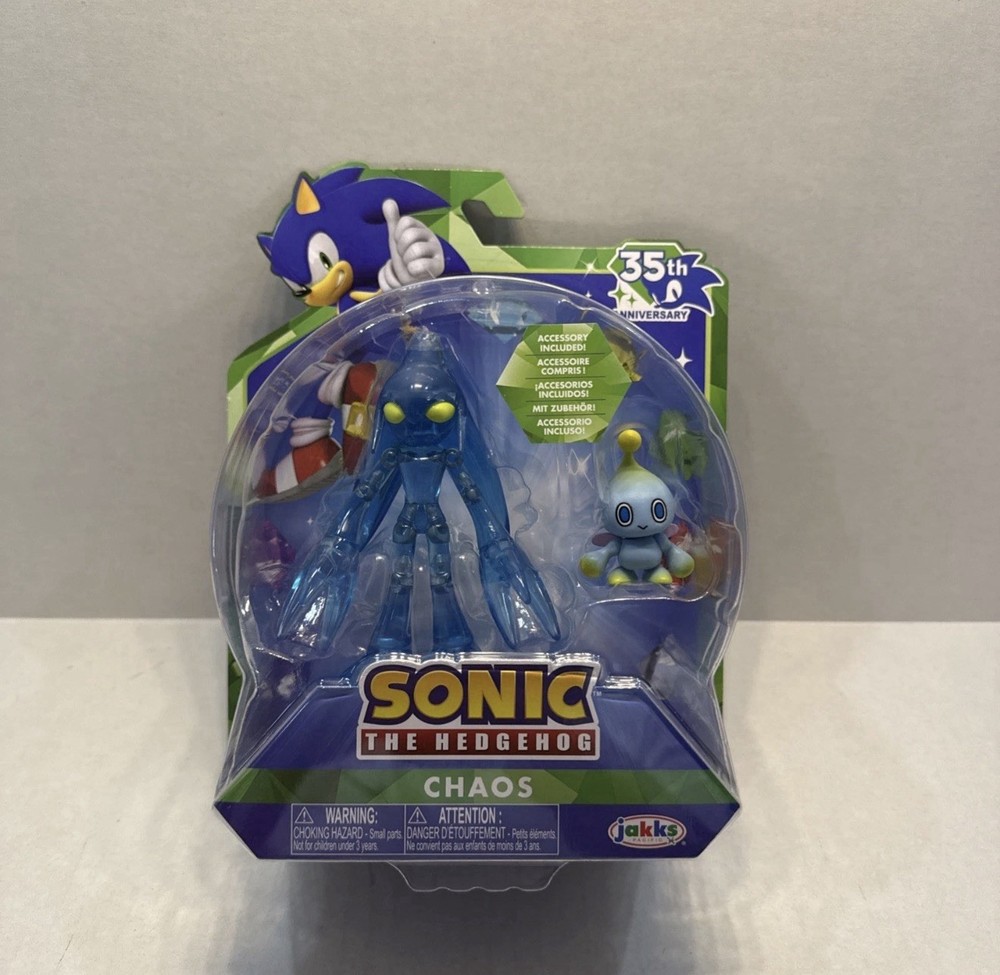 2026 Sonic 35th Anniversary Chaos with Chao 4.75″ Figure Jakks Pacific
