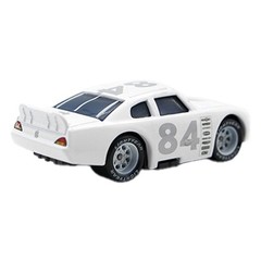 2Pcs Disney Pixar Cars No.84 White Apple Hauler Truck 1:55 Diecast Toys Set Gift