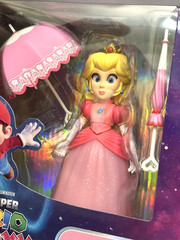“Super Mario 2 Galaxy Movie” Princess Peach + Umbrella birthday gift, Jakks New