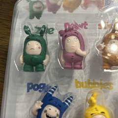 Oddbods Action Figure Toy Fuse, Jeff, Zee & + Mini Figurine Set ( Ages 3+)