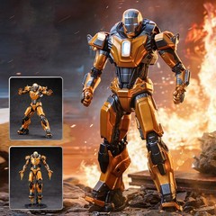 HIPLAY ZD Toys Iron Man Non-Light-Up Edition 1/10 Scale Action Figure