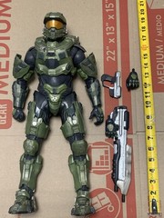 NECA Halo Master Chief 18″ Deluxe Action Figure 1/4 Scale Video Game Memorabilia