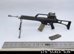 1/6 Scale G36K G36 Assault Rifle Model Plastic for 12″ Figure