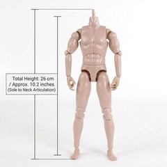 MX02-A 1/6 Scale Europe Skin Male Figure Body Model Toy Fit For Head