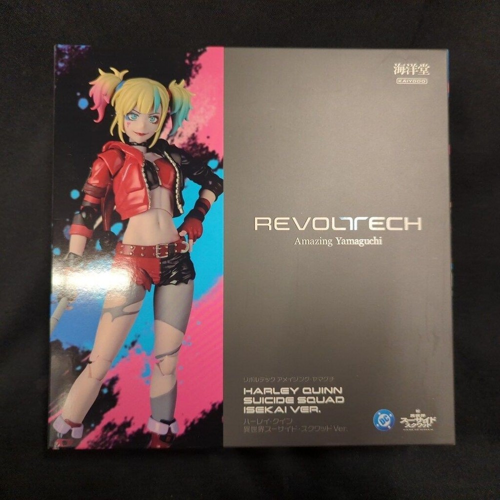 Kaiyodo Revoltech Amazing Yamaguchi Harley Quinn Suicide Squad Isekai Ver.