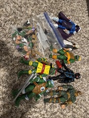 Neca TMNT lot If 7 Action Figures. Come With Some Of There Accessories See Pics