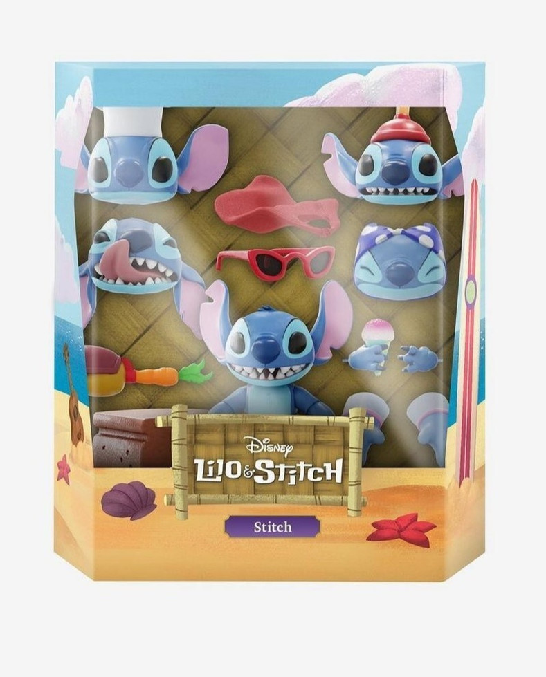 Super 7 Disney Lilo and Stitch Ultimates! Stitch 7″ Action Figure