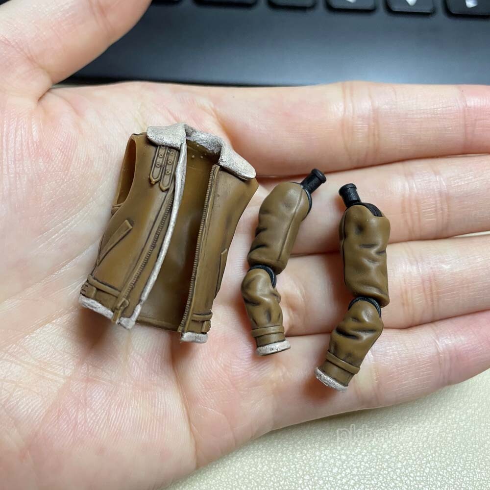 Premium Painted 1/18 Scale Coat Vest Arms Replacement For 3.75″ Aciton Figure