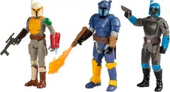 STAR WARS Unite The Clans Pack Paz Vizsla, Mandalorian Warrior, Axe Woves Figure