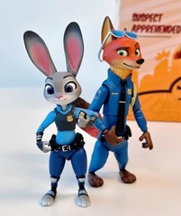 Disney Zootopia Judy & Nick Articulated Action Figure Confirmed Blind Box Gift