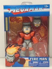 Fire Man, Mega Man 1:12 Scale Action Figure by Jada Toys New Sealed