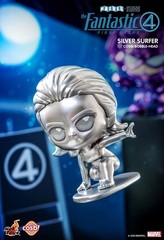 Hot Toys Cosbi Fantastic Four: First Steps Silver Surfer Bobble-Head & Card