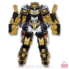 Metal Cardbot ULTIMATE BLUECOP Black Edition Patrol Car Robot Korean Toy