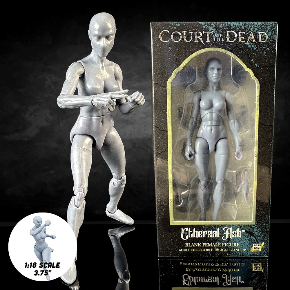 Ethereal Ash Female Court of the Dead Action Figure Blank 1:18th Scale