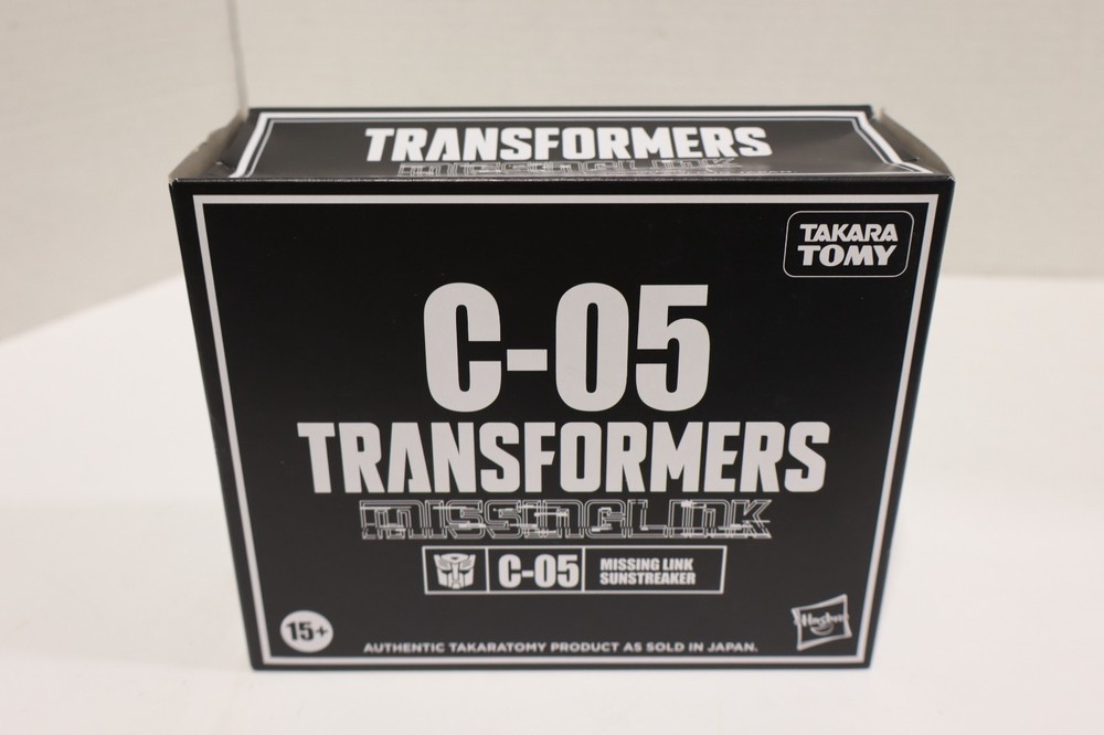 Transformers MISSING LINK C-05 Sunstreaker Retro-style Autobot BOX WEAR