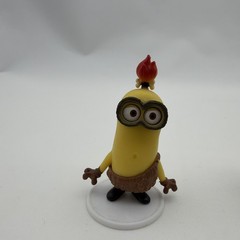 Thinkway Despicable Me Minions Miniature 1.5 Inch Asst Lot Of 9 with stands